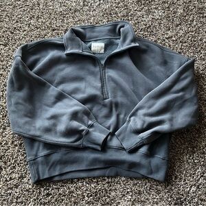 Abercrombie Cropped Quarter Zip